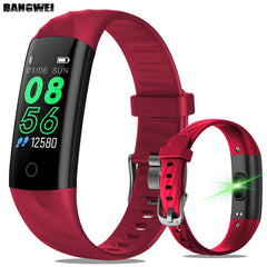 LIGE Smart Watch Women IP68 Waterproof Sport Watch Smart Fitness Tracker Blood Pressure Heart Rate Monitor intelligent watch+Box