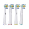 Image of 4pcs Replacement Toothbrush Heads for Oral Hygiene B Cross Floss Action Precision Soft Bristle Electric Tooth Brushes Heads